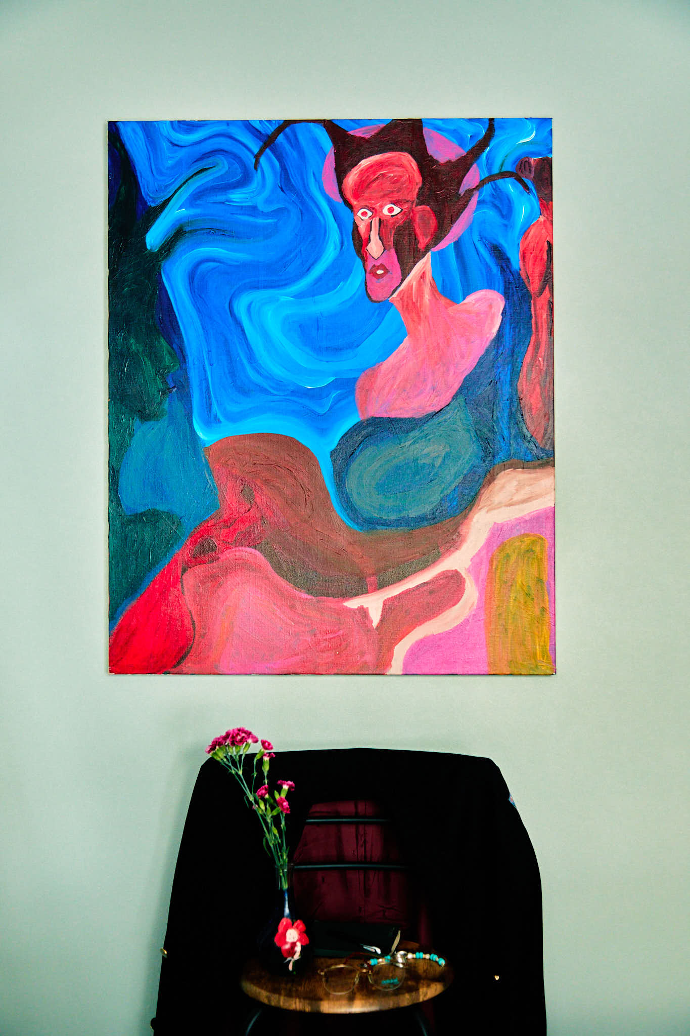 Staring at the ceiling