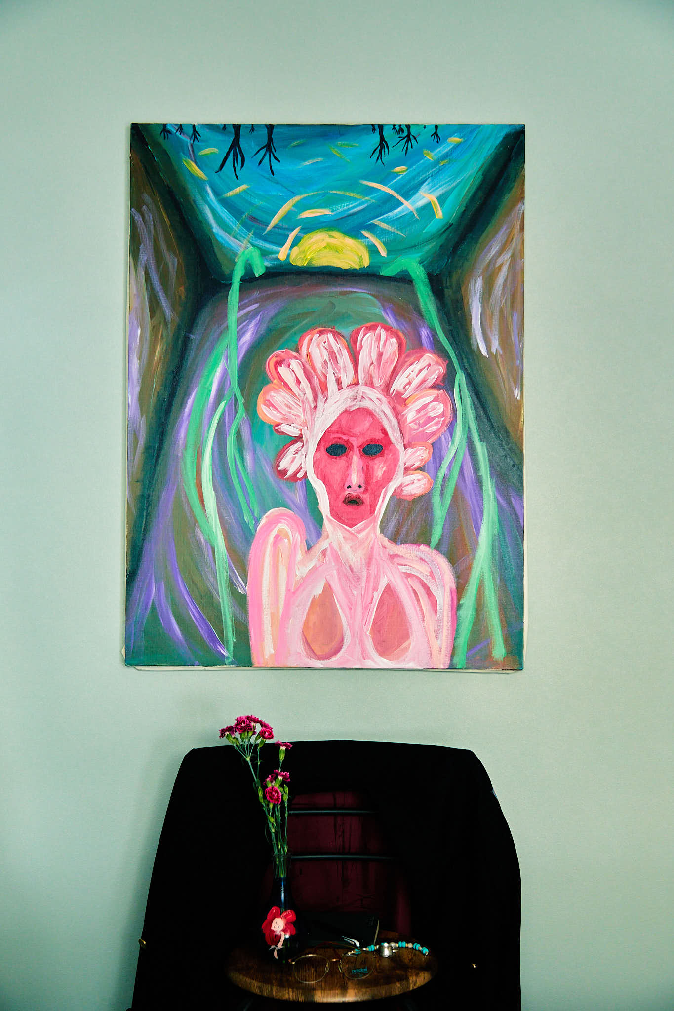 She was staring at me...